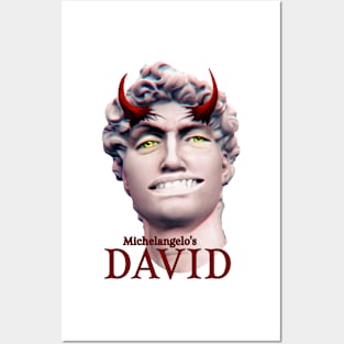 Devil David Statue by Michelangelo Posters and Art